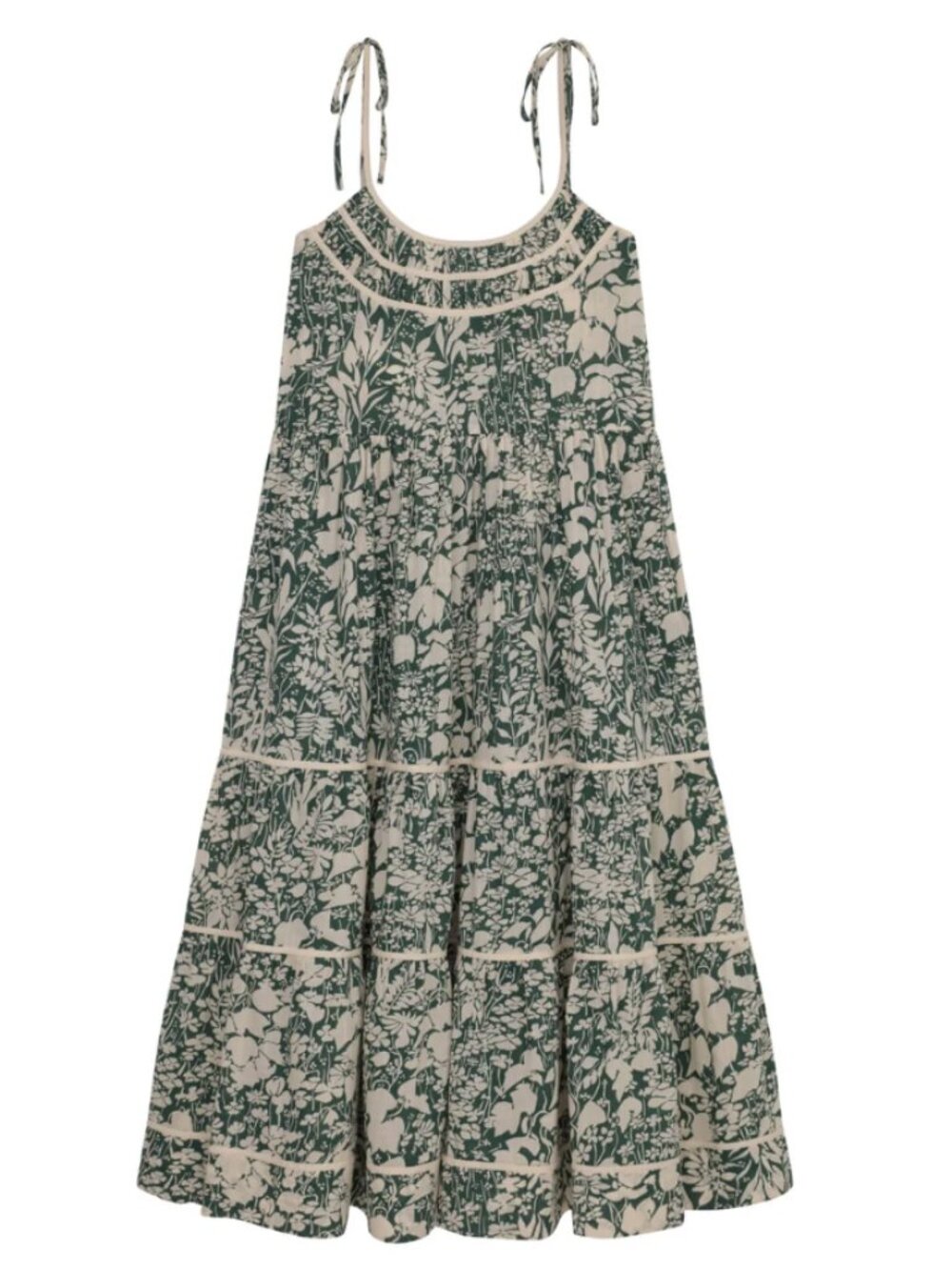 The Great - The Breeze Dress in Palm Leaf Island Floral Size 0
